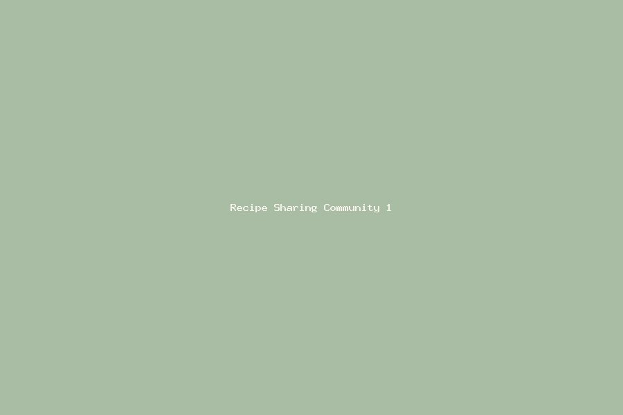 Recipe Sharing Community screenshot 1