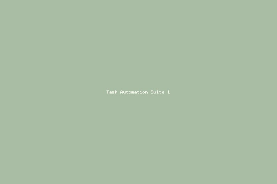 Task Automation Suite screenshot 1
